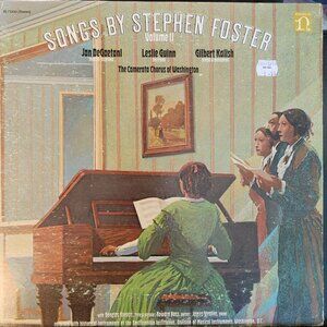 Vintage Vinyl Record " Songs by Stephen Foster - Volume 2 " H-71333 Stereo